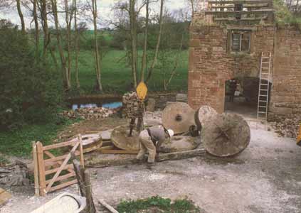 Stones outside mill